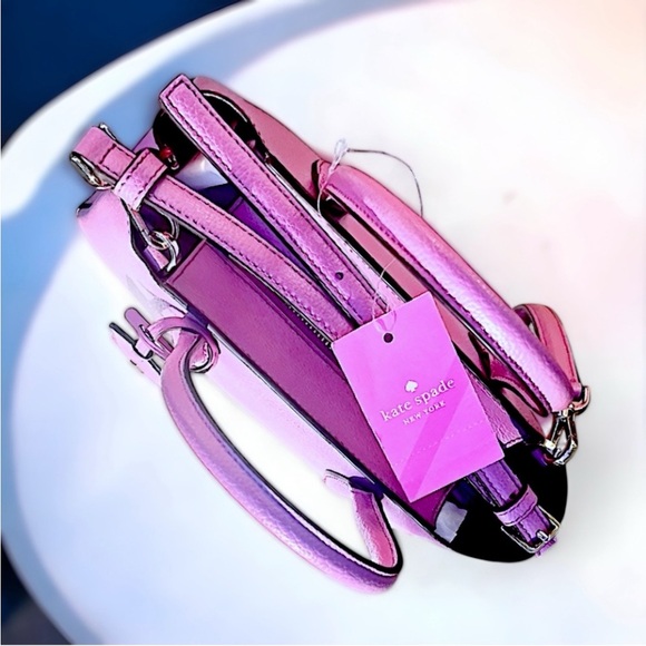 Kate Spade Eva Small Top Zip Satchel – Limited Edition Purple Mauve, NWT - Picture 11 of 16